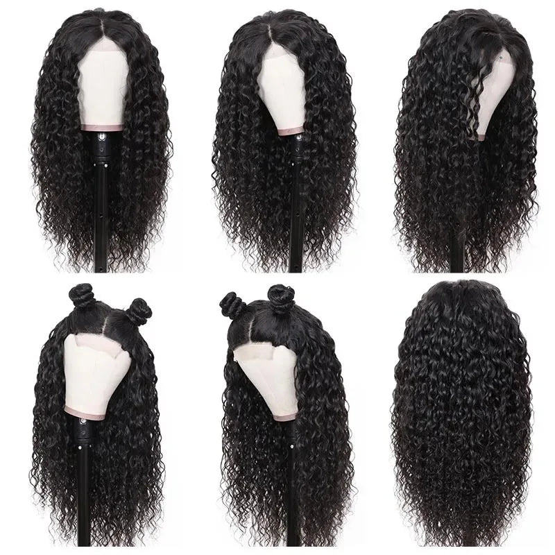 GZBEIYOU Wholesale Water Wave HD Full Lace Wigs Human Hair Lace Front Peruvian Virgin Hair 360 Lace Front Wigs for Black Women