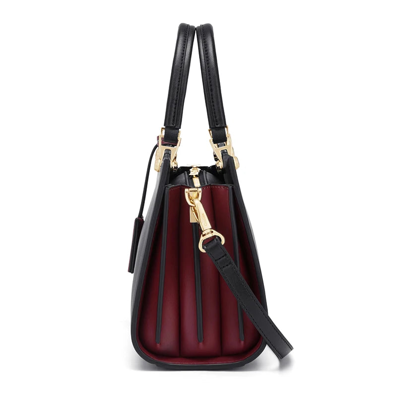 Women's Handbags Shoulder Bags For Female Luxury Designer Top-Handle Tote Bag Purse Wallet Quality Leather