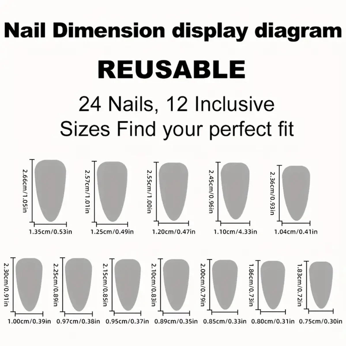 96pcs Almond Shaped Press on Nails, Medium Length, Glossy Finish, Pink & White Gradient, French Stripe Design, Fashionable & Ele