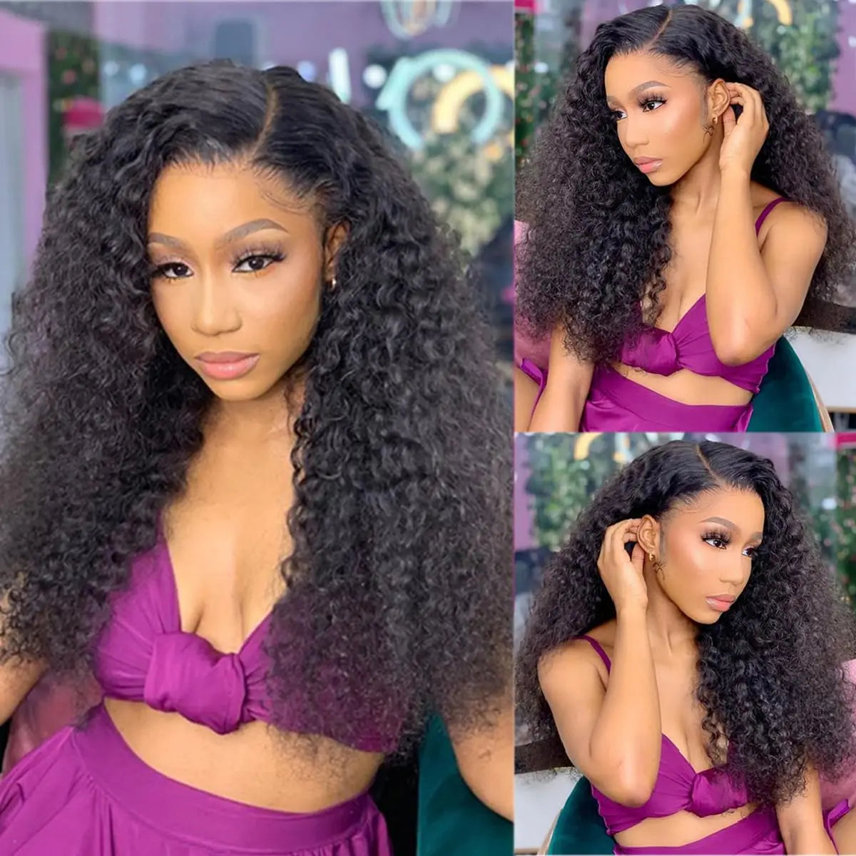 100% Brazil Human Hair Guleless Curly Wigs for Women 4x4 13x4 13x6 Lace Front Human Hair Wigs Natural Breathe Wigs Human Hair