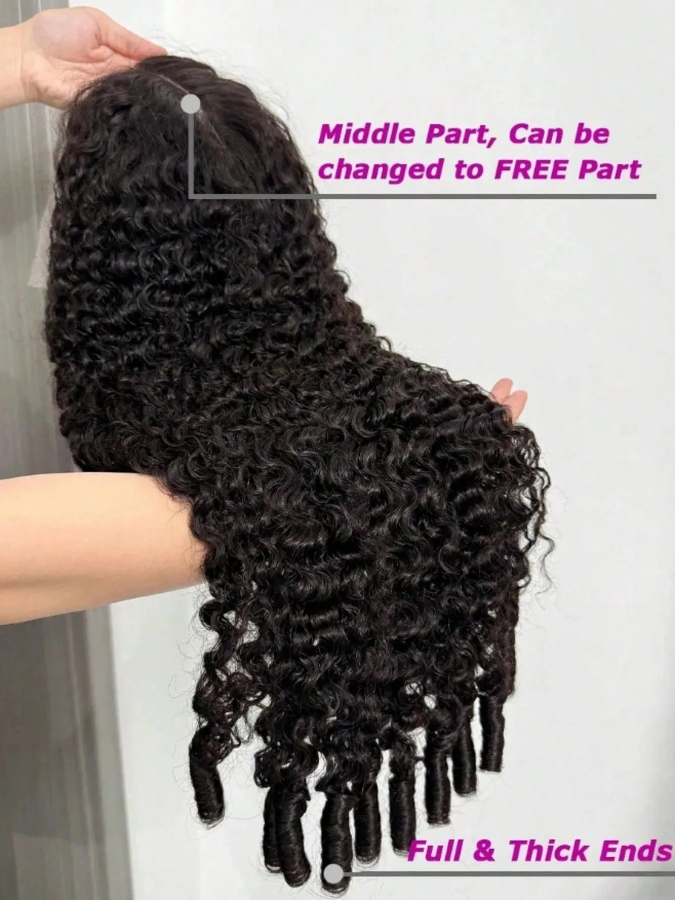 40 Inch 12A Burmese Curly Human Hair Wigs Brazilian Pixie Curls 250% Transparent Lace Frontal Wig For Women Burmese Curly Wig