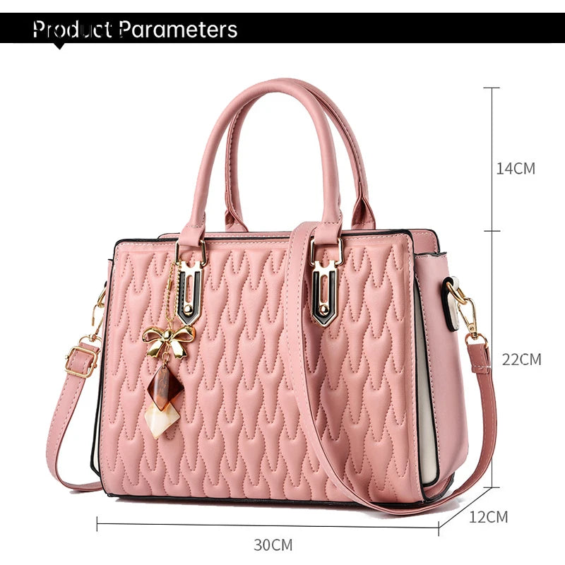 Women's Tote Bag Luxury Designer Fashion Shoulder Bags Large Capacity Graceful Hand Bags for Women Casual Female Handbags