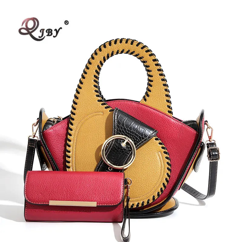 Bag Woman Shoulder Bag High-end Leather Purse Large Capacity Shopping Bag Fashion Designer Women's Top Handle Handbags Crossbody