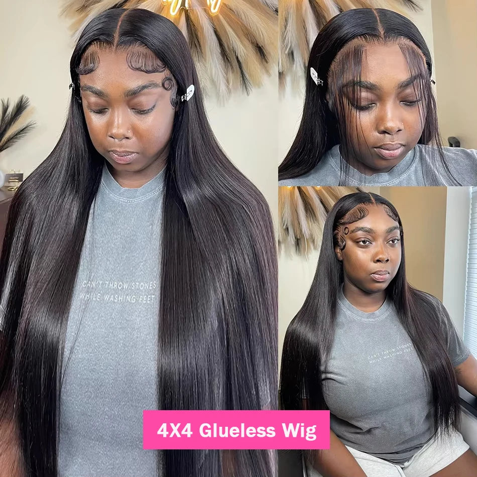 200 Density 13x6 Hd Lace Front Wig Straight Human Hair Wigs 360 Full Lace Wig Brazilian Pre Plucked Glueless 4x4 Lace Front Wigs