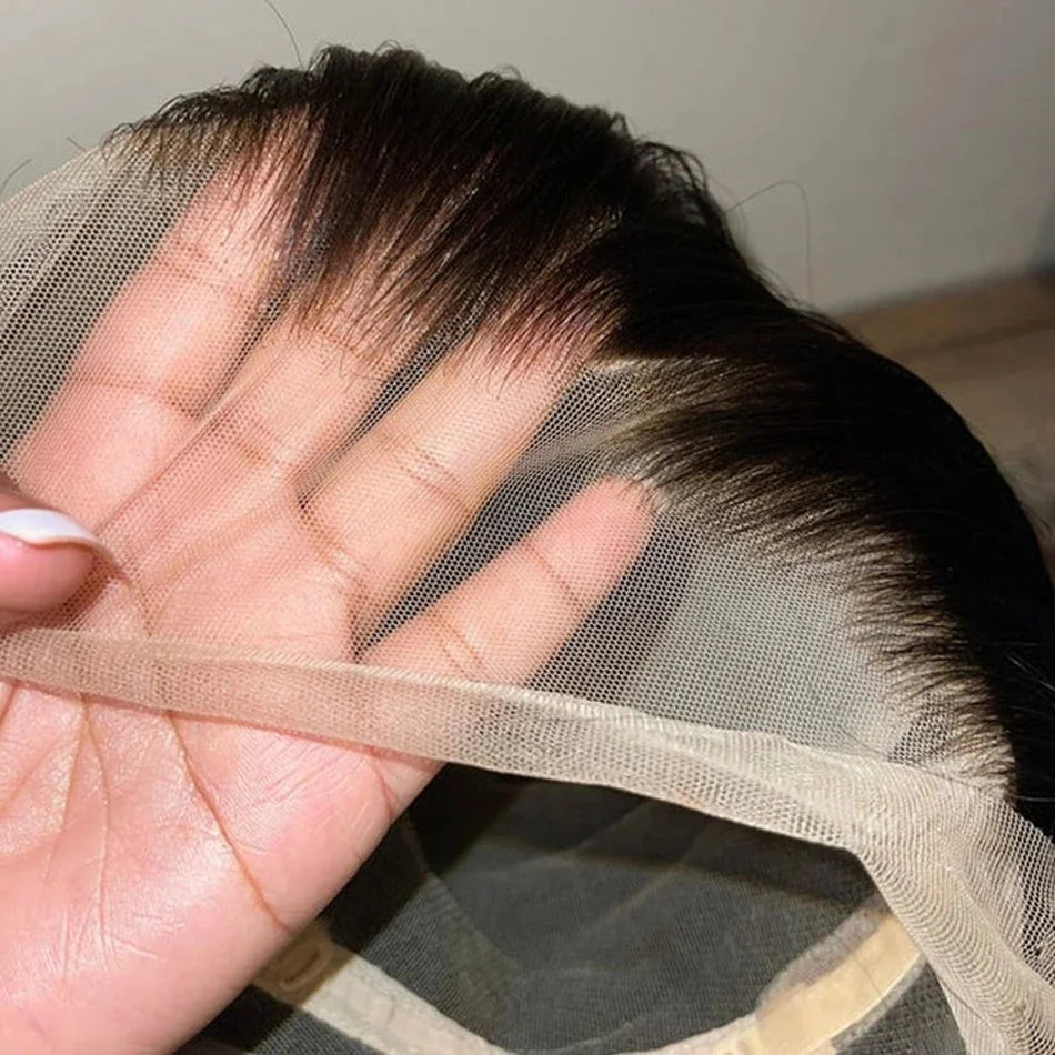 Bone Straight HD Transparent Lace Front Human Hair Wig (13x6 / 13x4)