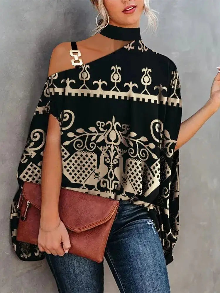 Plus Size Long Sleeve Women’s Blouse