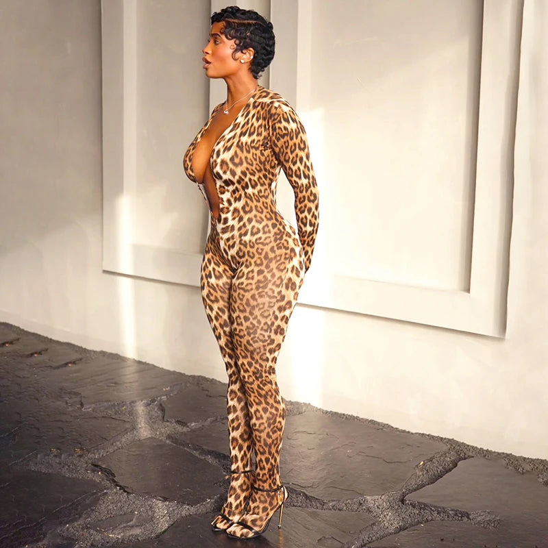 Wild Heart Leopard Jumpsuit