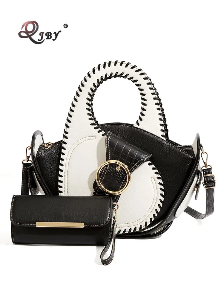 Bag Woman Shoulder Bag High-end Leather Purse Large Capacity Shopping Bag Fashion Designer Women's Top Handle Handbags Crossbody