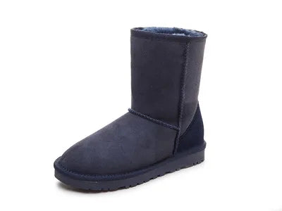 Natural Fur Classic Genuine Sheepskin Women Boots Women Shoes Women Flats Boots Women's Winter Wool Warmth Woman Snow Boots