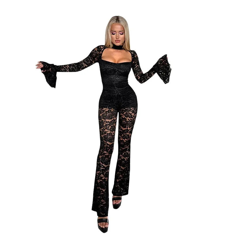 Belluxe Lace Bodysuit Jumpsuit