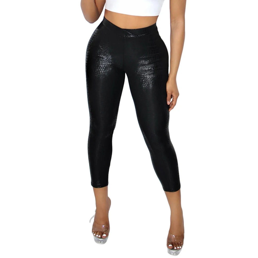 Autumn Winter PU Leather Cropped Jacket with Faux Fur Collar Women Casual Long Sleeve Buckle Coats New Fashion Female Streetwear