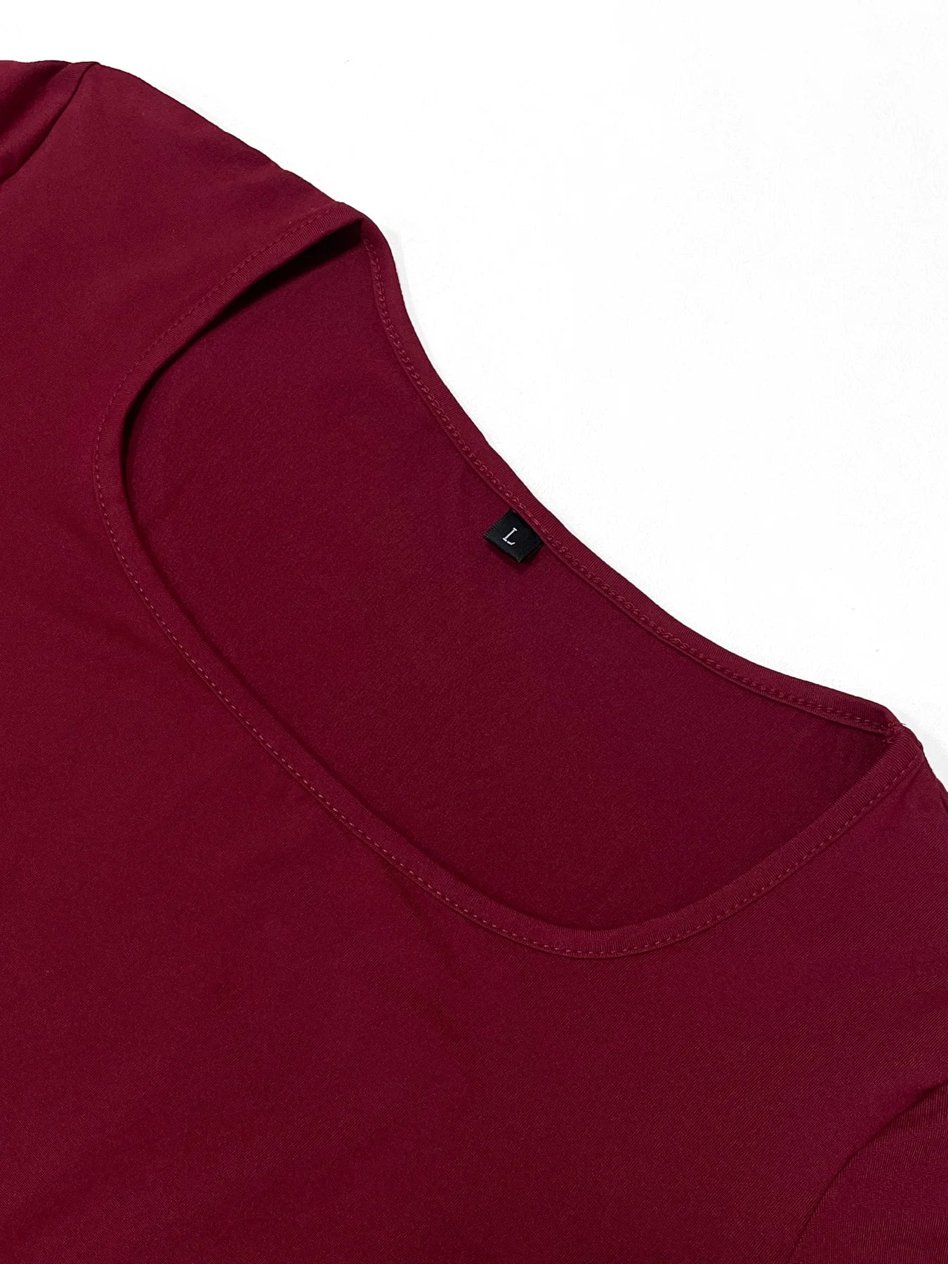 Plus Size Women's Long Slim Fit Dress with Square Neck Long Sleeves Extra Lengthy Tight Fitting Eveningwear