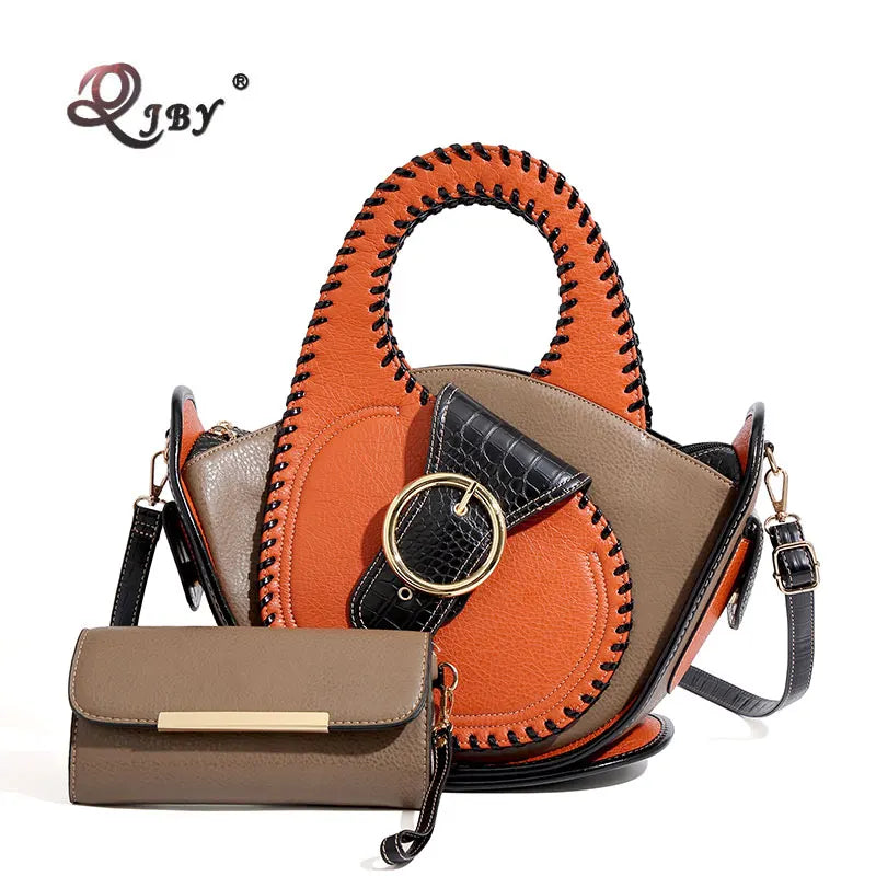 Bag Woman Shoulder Bag High-end Leather Purse Large Capacity Shopping Bag Fashion Designer Women's Top Handle Handbags Crossbody
