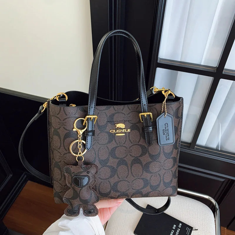 Designer New Luxury Fashion Handbag Women Casual Large Capacity Tote Bag Trendy Print Shoulder Crossbody Purse