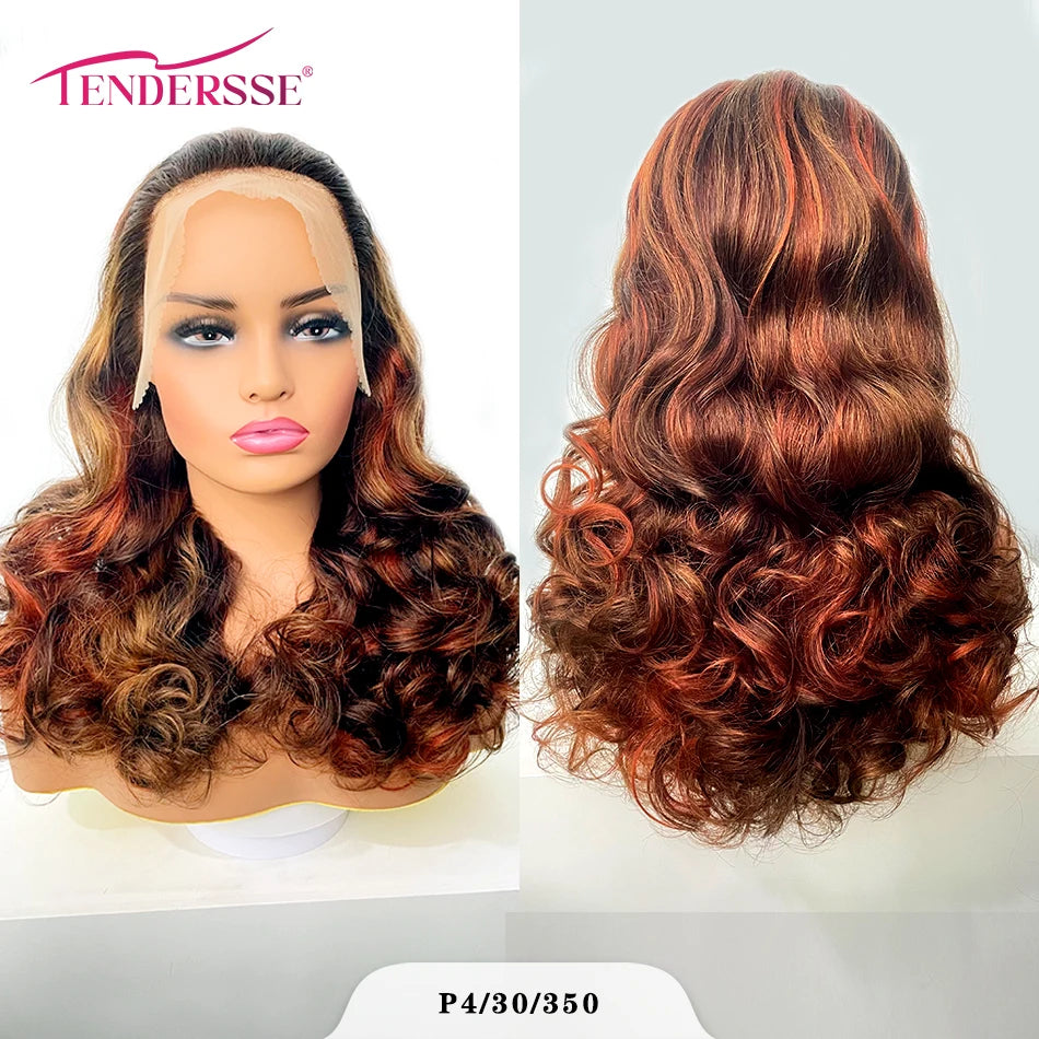 100% Brazilian Hair Super Double Drawn Bouncy Loose Body Wave Glueless 13X4 Lace Frontal Human Hair Wigs For Girls 250 Density