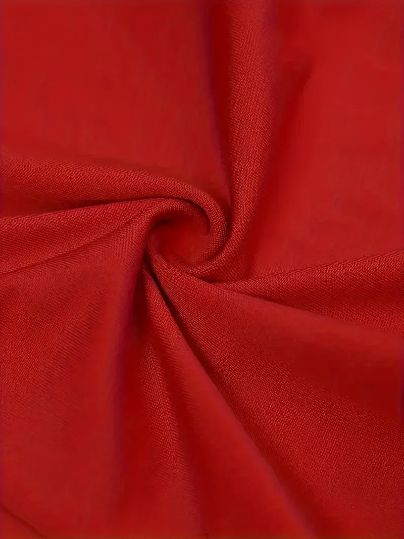 Plus Size Shoulder-Baring Print Two-Piece Set