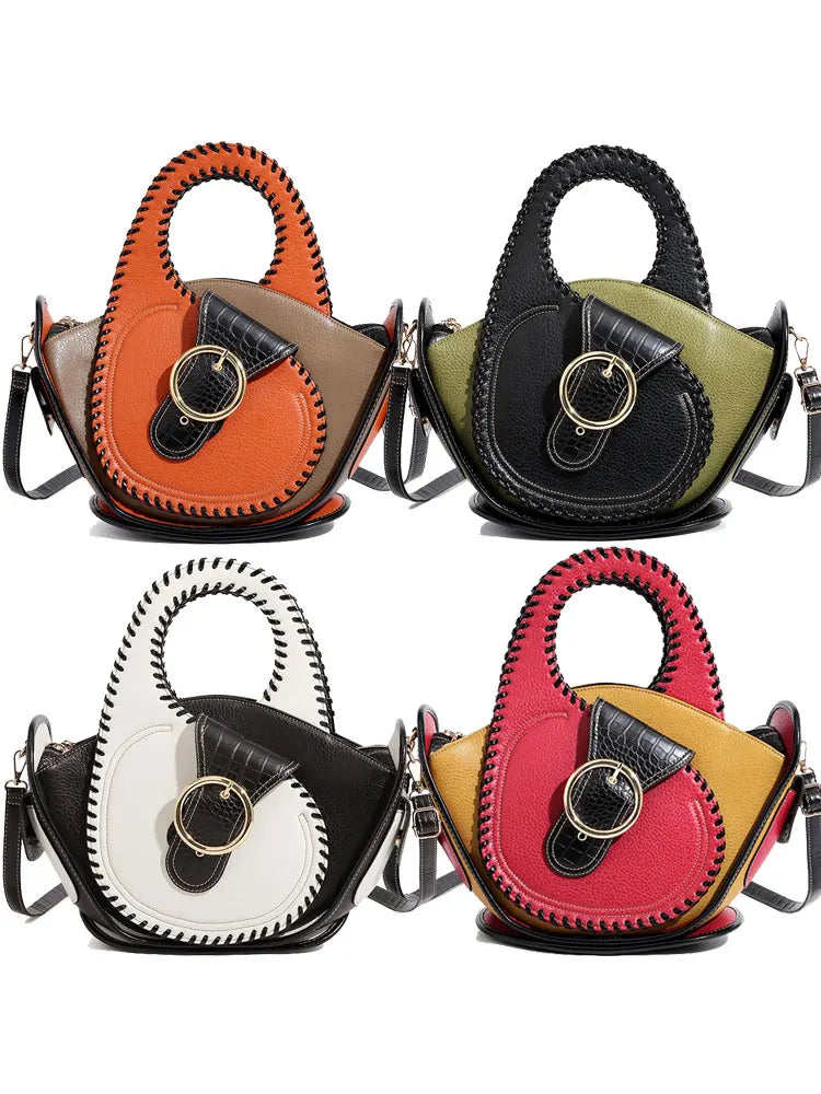 Bag Woman Shoulder Bag High-end Leather Purse Large Capacity Shopping Bag Fashion Designer Women's Top Handle Handbags Crossbody