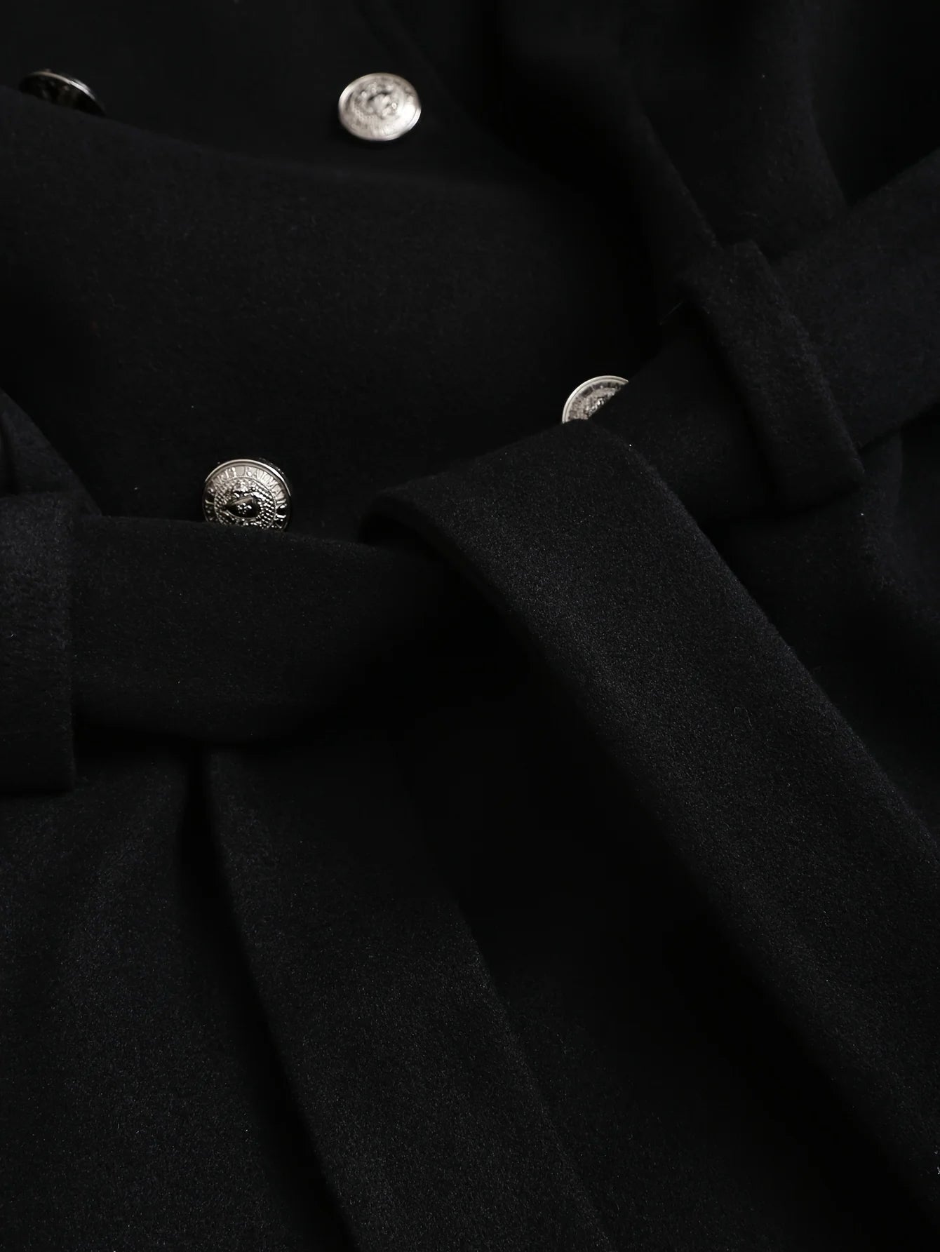 Double-Breasted Hooded Winter Jacket