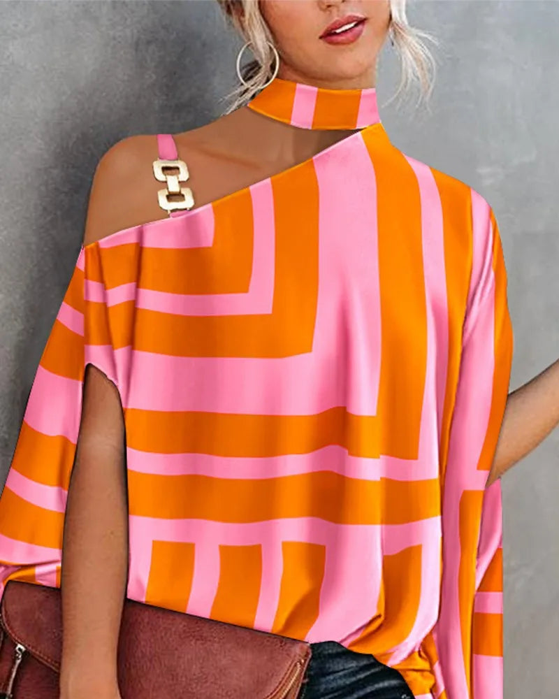 Plus Size Long Sleeve Women’s Blouse