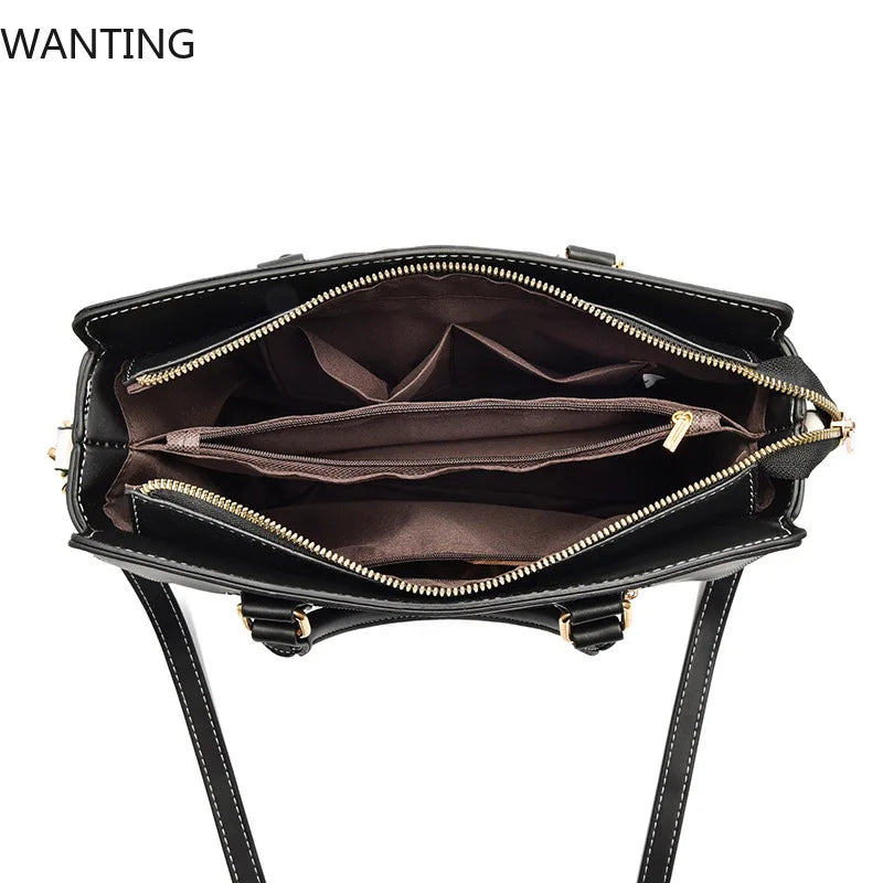 Women's Tote Bag Luxury Designer Fashion Shoulder Bags Large Capacity Graceful Hand Bags for Women Casual Female Handbags