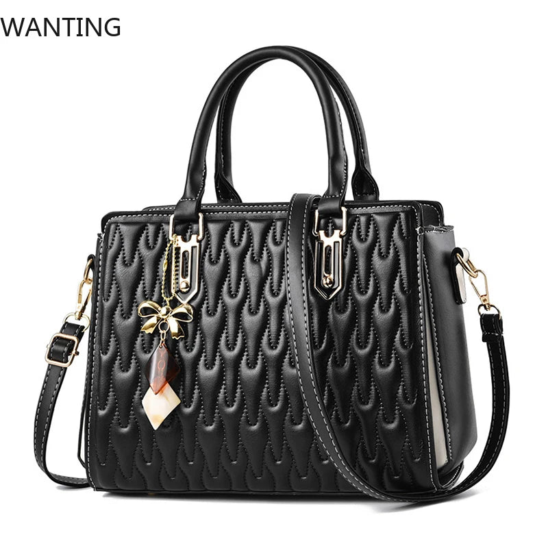 Women's Tote Bag Luxury Designer Fashion Shoulder Bags Large Capacity Graceful Hand Bags for Women Casual Female Handbags