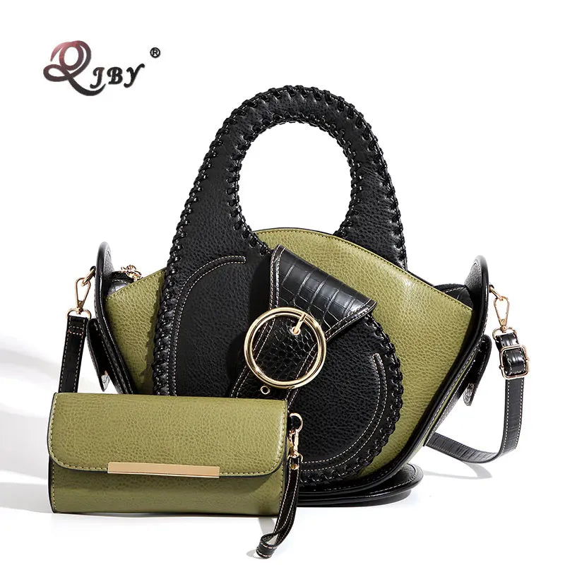 Bag Woman Shoulder Bag High-end Leather Purse Large Capacity Shopping Bag Fashion Designer Women's Top Handle Handbags Crossbody