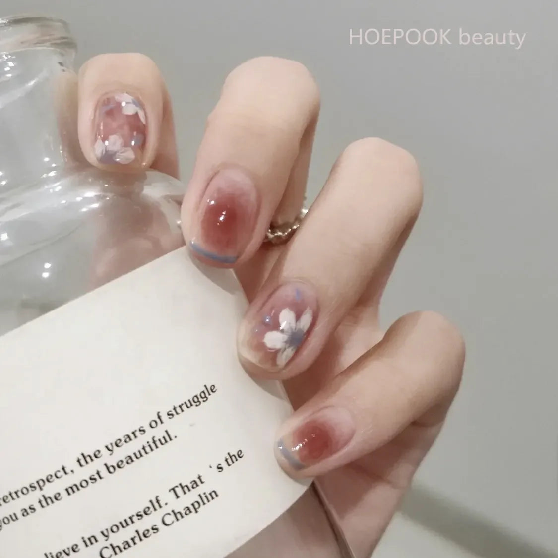 24pcs French Lemon Full Cover Artificial Fake Nails Art Seamless Removable Coffin False Nails With Glue Girls Press On Nail Tips