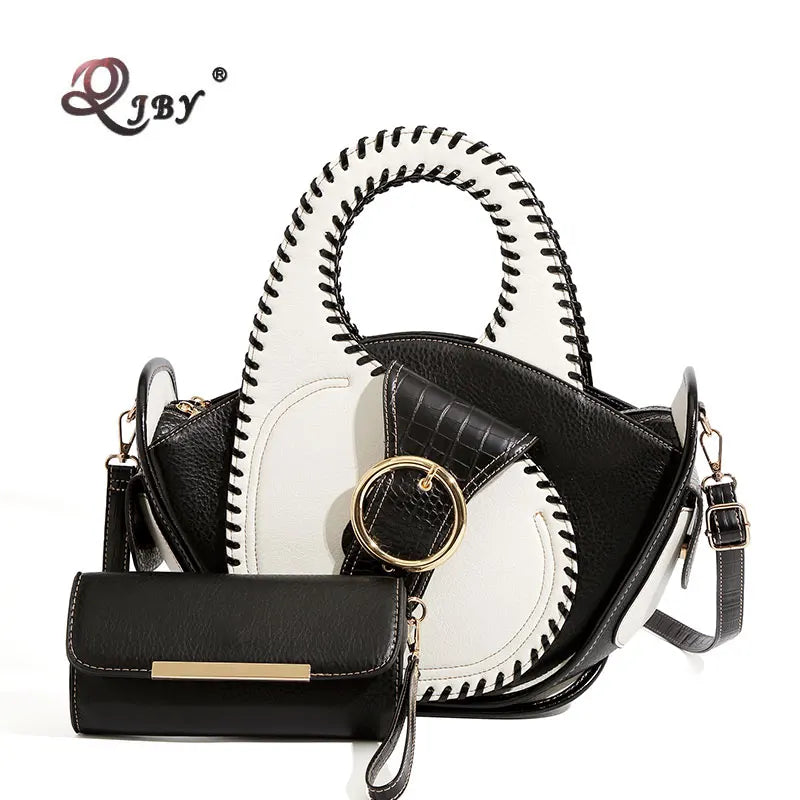 Bag Woman Shoulder Bag High-end Leather Purse Large Capacity Shopping Bag Fashion Designer Women's Top Handle Handbags Crossbody