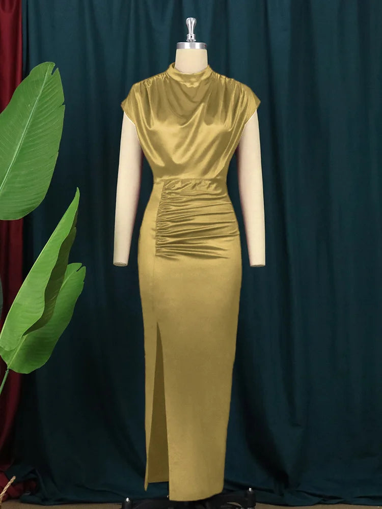 Burgundy Dresses Plus Size 4XL Sexy Bodycon Long Prom Slit Evening Birthday Party Cocktail Outfits for Ladies 2024 Spring Summer