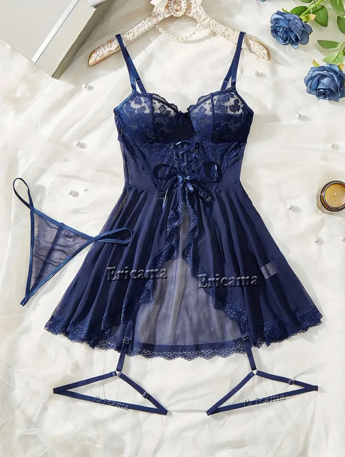 Sexy Lingerie Erotic Underwear Set Transparent Porno Lace Sexy Bra And Panty Garter Set Lingerie Sexy Hot Erotic Sleepwear