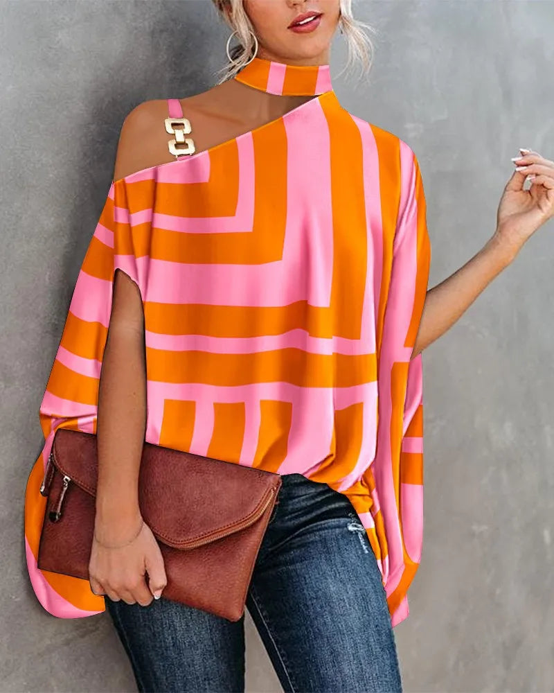 Plus Size Long Sleeve Women’s Blouse