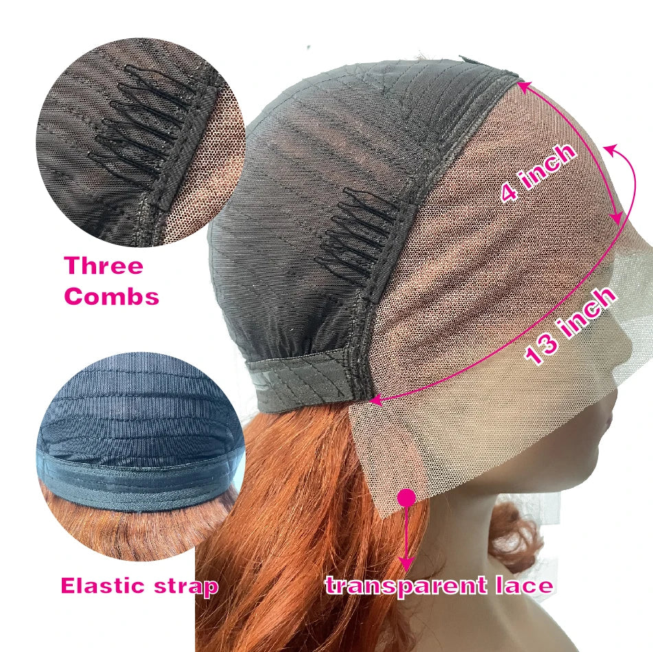 100% Brazilian Hair Super Double Drawn Bouncy Loose Body Wave Glueless 13X4 Lace Frontal Human Hair Wigs For Girls 250 Density