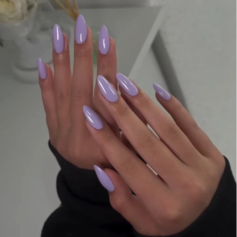 10 Pcs Handmade Press On Nails French Simple Limited Leopard Print Medium Almond False Nails Design Art DIY Nails with Set