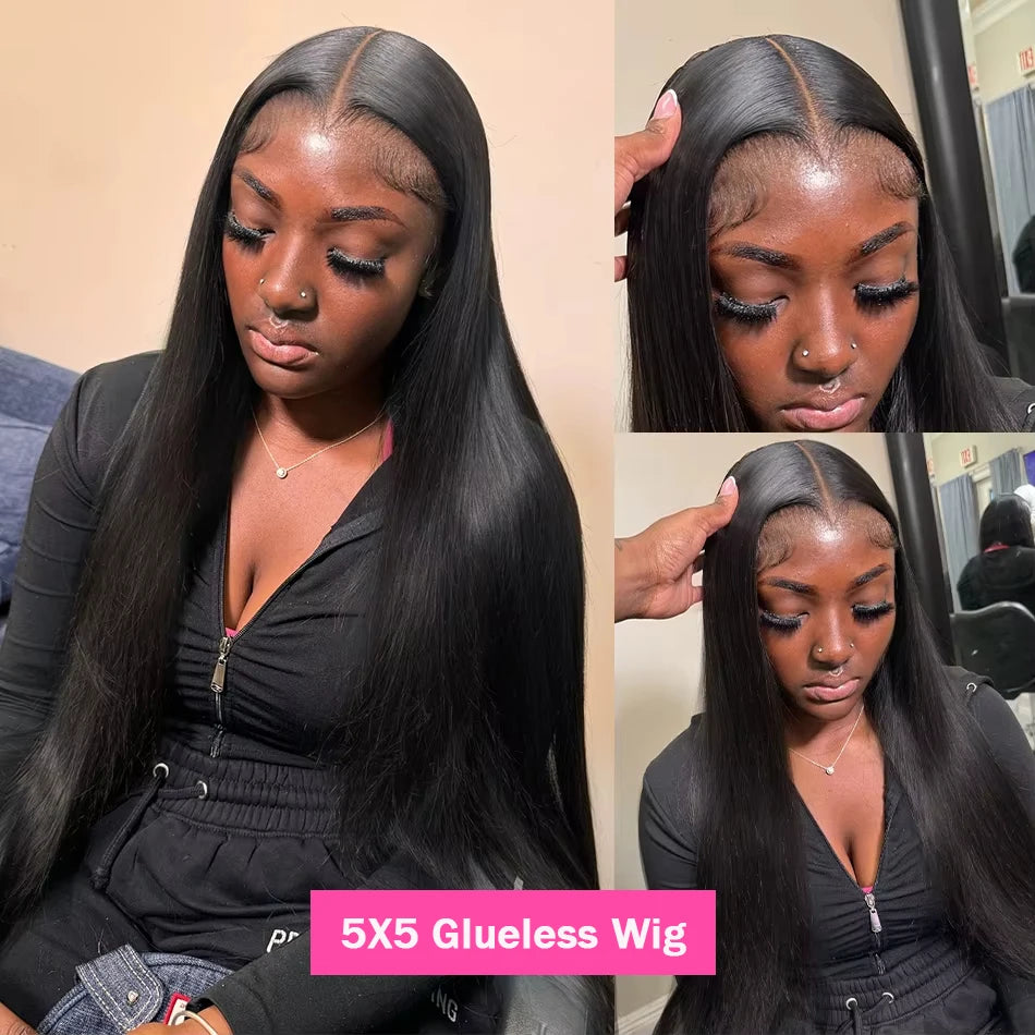 200 Density 13x6 Hd Lace Front Wig Straight Human Hair Wigs 360 Full Lace Wig Brazilian Pre Plucked Glueless 4x4 Lace Front Wigs