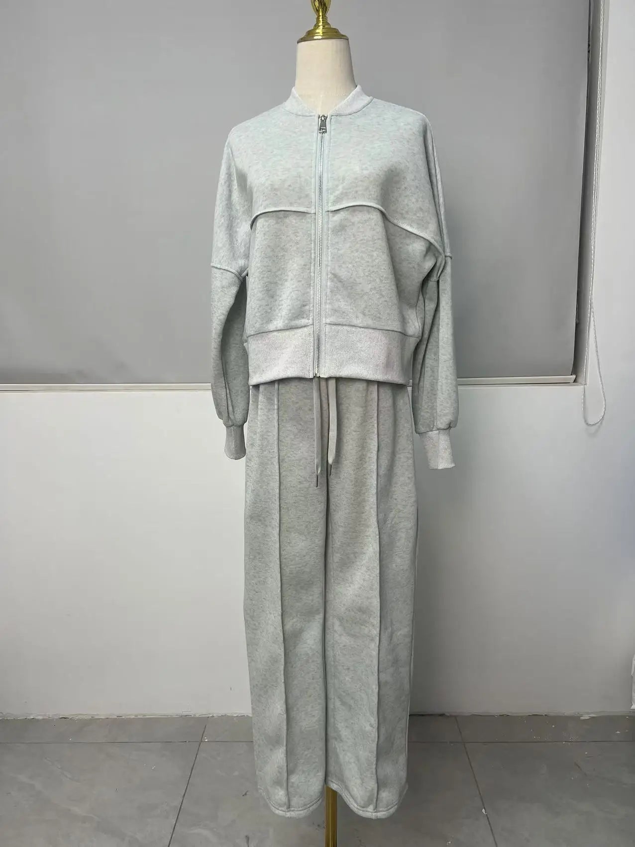 2026 New Women's Hoodie Set Casual Two Piece Sweatshirt Outfit  European Style Lounge Set