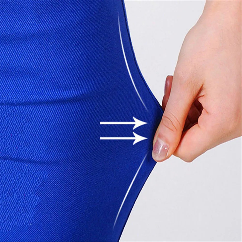 Women Dress Pants Tapered Leg  Colored Stretch Slim Jeans Skinny Trousers  Pockets  for Daily ouc073