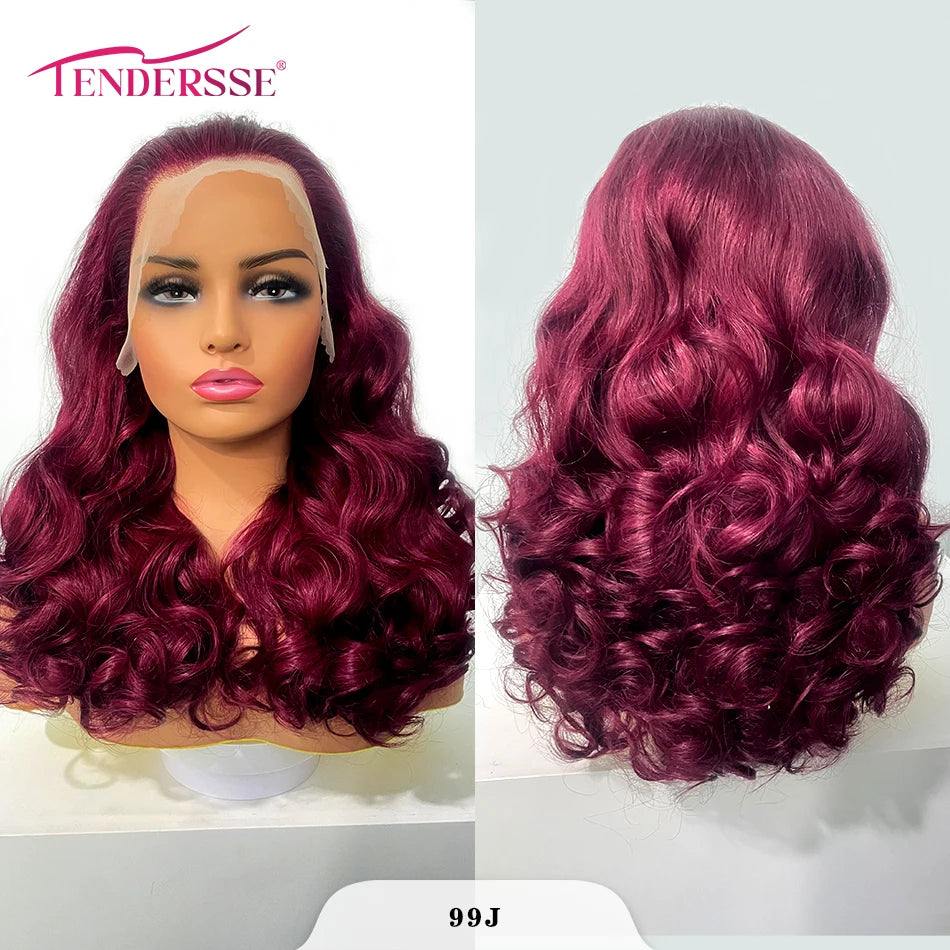 100% Brazilian Hair Super Double Drawn Bouncy Loose Body Wave Glueless 13X4 Lace Frontal Human Hair Wigs For Girls 250 Density