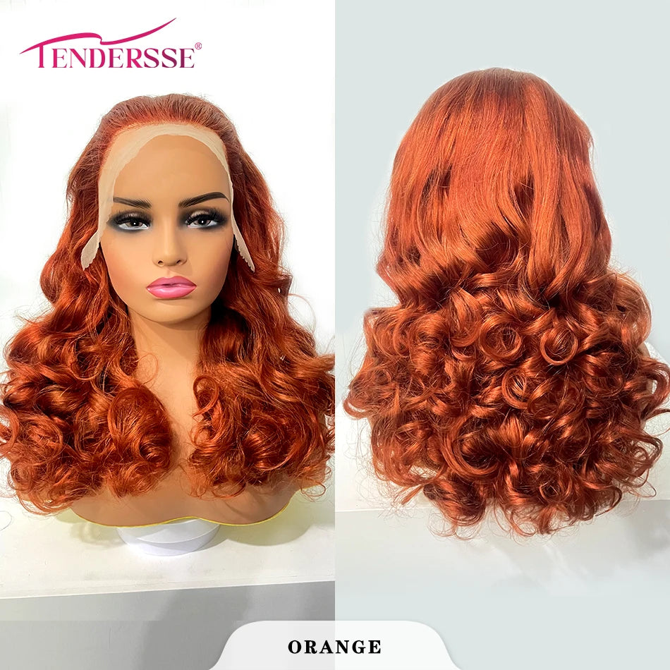 100% Brazilian Hair Super Double Drawn Bouncy Loose Body Wave Glueless 13X4 Lace Frontal Human Hair Wigs For Girls 250 Density