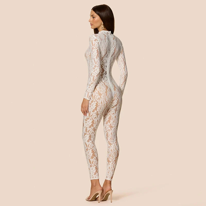 Sheer Elegance Lace Jumpsuit